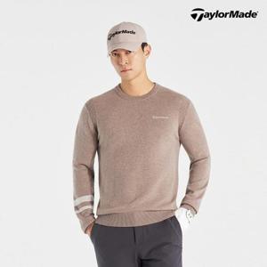 테일러메이드 25FW 남성 캐시미어 혼방 라운드 니트 (TMSRO3224-509)