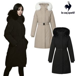 [르꼬끄] 여성 레귤러핏 롱 구스 다운 자켓 QQ422ODJN2