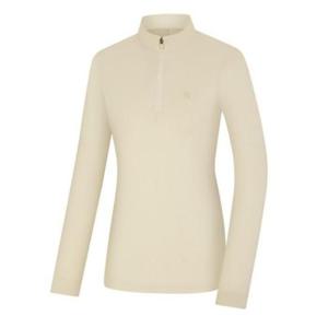 콜핑 HC03 여성 봄가을 간절기 멜란지 소재 기본 집업티셔츠 (라이트베이지) KWT0485W