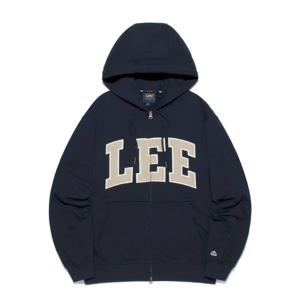 LEE 유니 데님 아플리케 로고 후드 집업 B1 LE2503HZ02 NA OT BU