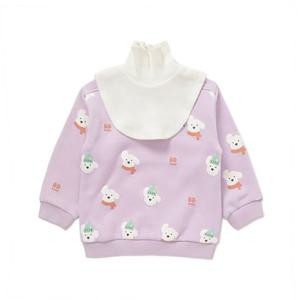 [블루독베이비8] 25FW (VI) 도기하프폴라스웨트셔츠 HJ (45C1433409) (BLUEDOG BABY 유아 출산 백일 선물