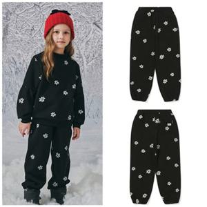 빈[BEEN]HP BZ68PT02BK 플라워 패턴 블랙 조거팬츠PG