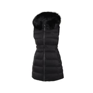 [와이드앵글]여성 CO 후디 롱 다운 퍼 베스트 WWW23613Z1