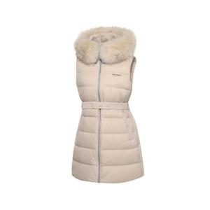 [와이드앵글]여성 CO 후디 롱 다운 퍼 베스트 WWW23613E2