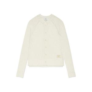 커버낫자켓 JQS CO2401KT70-IV 우먼 언발란스 니트 가디건 Ivory