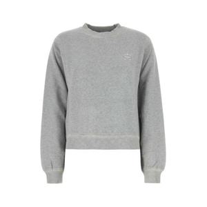 26 SS 프라다 로고 디테일 크루넥 코튼 퓨어 스웨트셔츠 135726SIMO173J