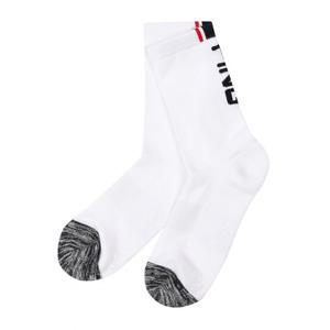 [핑]남성 로고  라인 배색  중목  양말 111E3SC003_WH