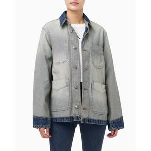 [캘빈클라인 진]여성 인사이드 아웃 데님 자켓 47D753G