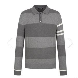 [핑]남성 블록배색 카라긴팔 니트111D3SR181_MG_YS