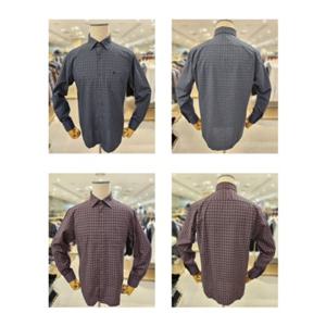 닥스셔츠 (양말증정) DLW1SHCL108-R1 2종택1 25년 FW 노케어 체크 남방