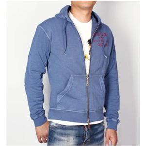 디스퀘어드 맨 DSQ 와일드앤터프 후드집업 74HG0004 블루