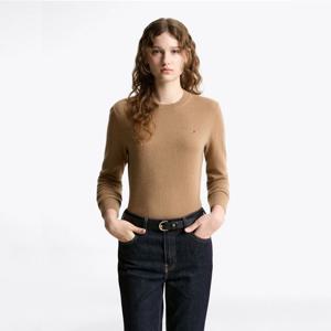 [타미힐피거(여성)]캐시미어 롱 슬리브 스웨터 T22F9KTO090WT2