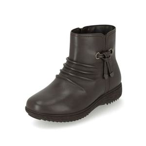 [엘칸토 여성쿠션 셔링 양가죽 앵클부츠 LCWA66U54C