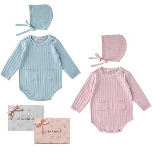 M밍크뮤D 25FW 니트보넷SET바디슈트 모자보넷세트 2종 택1 (35A146040102)