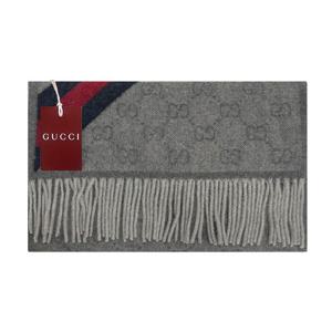 [구찌] GG 울 머플러/그레이/570603 3G200 1768