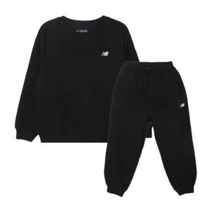 뉴발란스키즈트레이닝세트 PQC NK9YFB412U-19 ESSENTIAL 스몰로고 포인트 기모 스웨트 셋업