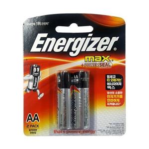 에너자이저 알카라인 건전지 맥스 AA LR6 1.5V 2개입 박스(200개입) 자재