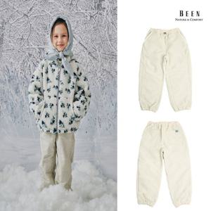[빈BEEN]BZ71PT01IV 아이보리 화섬 폴라플리스 이중팬츠