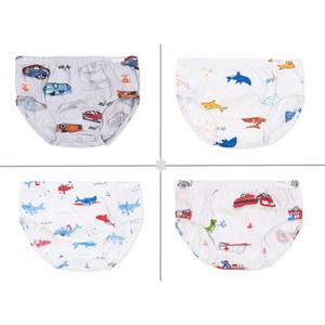 오가닉맘 포카포+오샤크+뉴썬+파이야남아브리프(삼각팬티)4종세트 (MKFUUP0342)