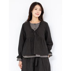 [모슬린]엄마옷 2온스 생활한복 블라우스 자켓 516FGH143 마담/