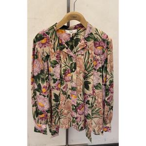 25FW chloe FLOREAL 프린트 스카프 셔츠 CH25AHT19992293 TP565426328