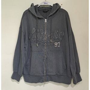 더데이걸 데끼 레터 박시 후드 집업점퍼TGJM25W07