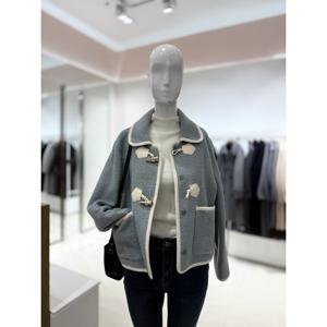 [숲]토글장식  뽀글이 긴팔자켓  SBAJKM21