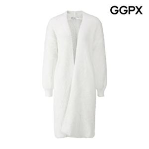 [지지피엑스]부들이 날개 퍼 오픈 롱 가디건 GPAKG005F