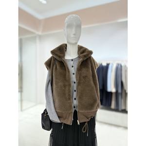 [숲]인조퍼 밑단 스트링  베스트  SBADB80I