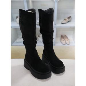 [코디엘루]스웨이드 통굽 데일리 여성 롱부츠 7cm CDSP500987-1