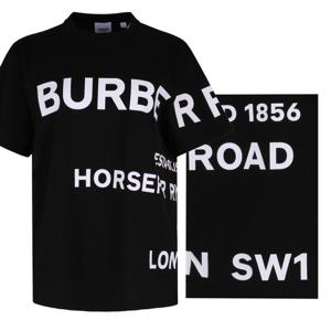 버버리 여성 오버핏 반팔 8040764 A1189