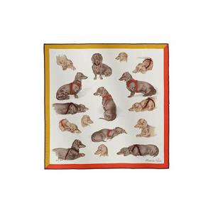 에르메스 레 바세 스카프 45 블랑 모르도레 베흐미용 H891244S04