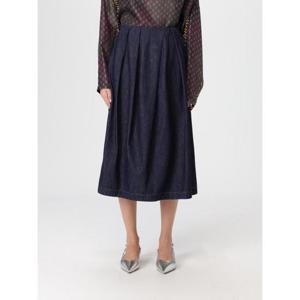 드리스 반 노튼 롱 스커트 0108632381 507 Denim