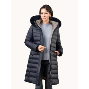 [마담엘레강스][마담엘레강스] 아바 롱 구스다운 코트 KYV4CT02