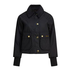 바버 비드넬 왁스드 코튼 크롭 재킷 LWX1403LWXBK71 BLACK