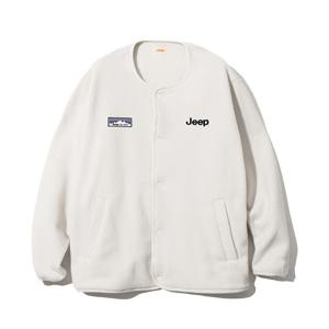 지프 남녀공용 플리스 스냅 가디건 JN5TZU193IV
