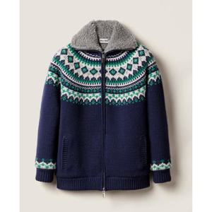 미우미우 스웨터 MMJ154SOOO18SI F0124 NAVY