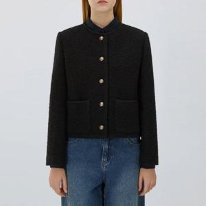 [리스트]부클 울 혼방 라운드넥 자켓(TWWJKO82040)