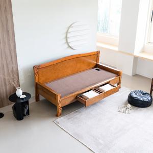 현대의료기  100SF 서랍 온열 포그니처황토숯볼 흙소파