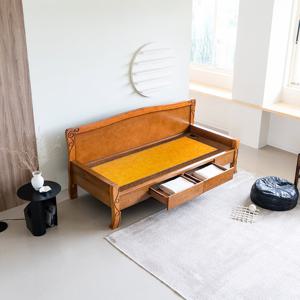 현대의료기  100SF 서랍 온열 황토흙 흙소파