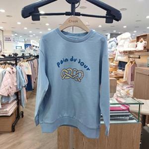 치크 sh06 심플 그래픽 스웻셔츠 CKMA2612B