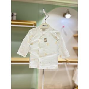 압소바HM (26년말띠아기)새싹곰 오가닉 배냇저고리 (A1A10121)