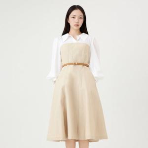 [린(의류)]도즈리 벨티드 원피스 (LGOPPC9900)