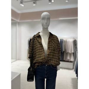 [숲]체크패턴 긴팔 카라셔츠  SBALS3A3