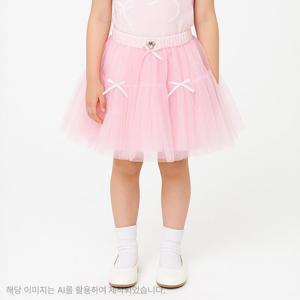 [로엠걸즈(아동)]보석 리본 샤스커트치마 RGWH25W2P