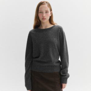 [마리끌레르][정가119,000]캐시 울 클래식 라운드 니트(MAFDKN05MCH)