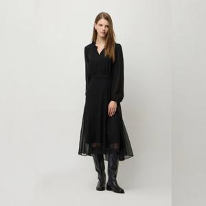 [시슬리] 데이지 후로킹 A라인 롱 원피스 SAOP31561