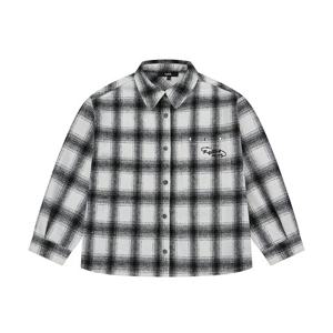 [티파니] IV 오버핏 체크 SH T56UCB010-BS3