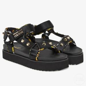 베르사체 진 꾸뛰르 플랫폼 여성 샌들 블랙 78VA3SM2 ZS187 G89