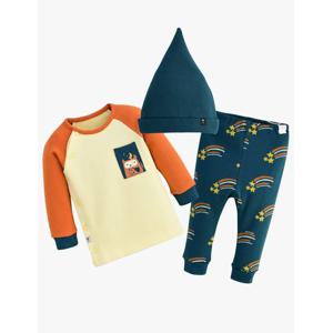 [모이몰른]유아 스타후라이스스판 실내복 세트 M214NNN36P